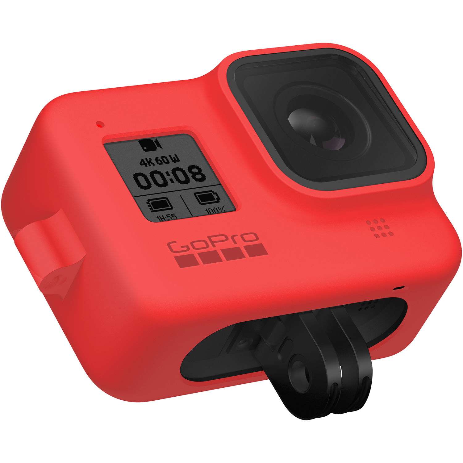 GOPRO SLEEVE + LANYARD (HERO8) FIRECRACKER RED